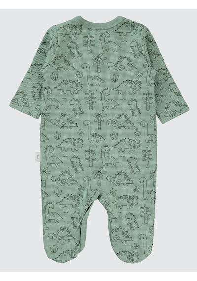 Civil Baby Erkek Bebek Patikli Tulum 1-6 Ay Soft Haki Soft Haki