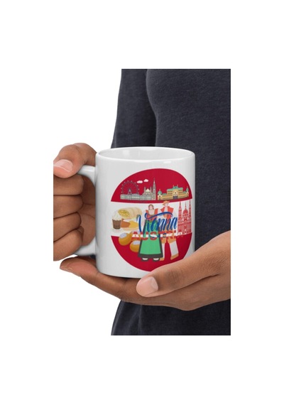 Avusturya Kupa Bardak 2 Adet Seyahat Hatıra Austria Mug