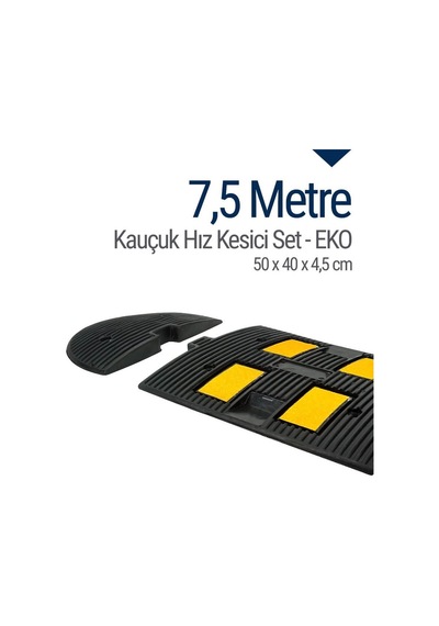 Kauçuk Hız Kesici Yol Kasisi 50 x 40 x 4 CM - EKO - 7.5 M