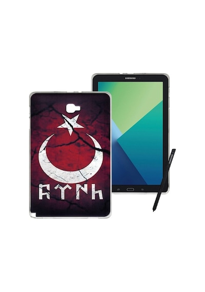 Samsung Uyumlu Galaxy Tab P580 Baskılı Silikon Kılıf Bk-157