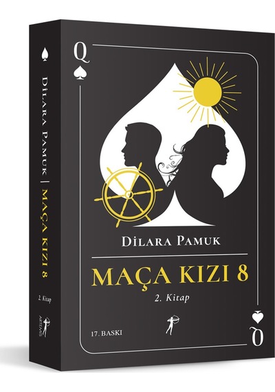 Maça Kızı 8 - 2. Kitap + Maça Kızı 8 - 1. Kitap Karton - 8. Baskı Kutulu Set + Okuma Sticker'ları