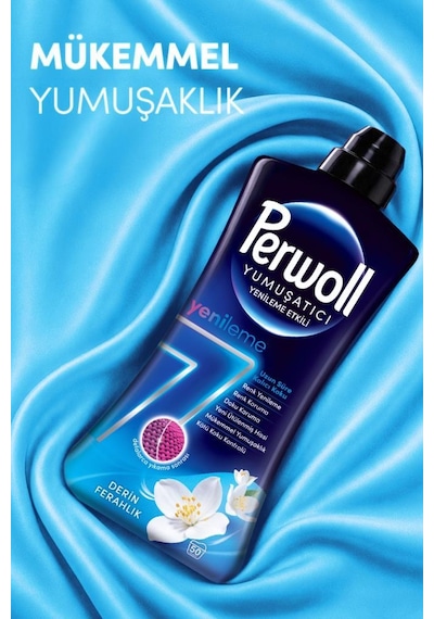 Perwoll Yumuşatıcı Derin Ferahlık 1,2l 9000101866599-6699 Tekli