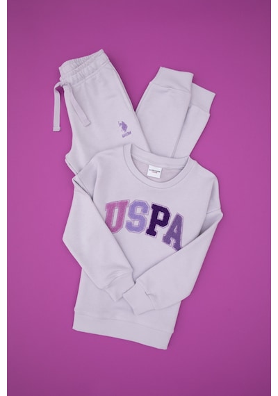 U.S. Polo Assn. Kız Çocuk Lila Eşofman Takımı 50318952-VR034