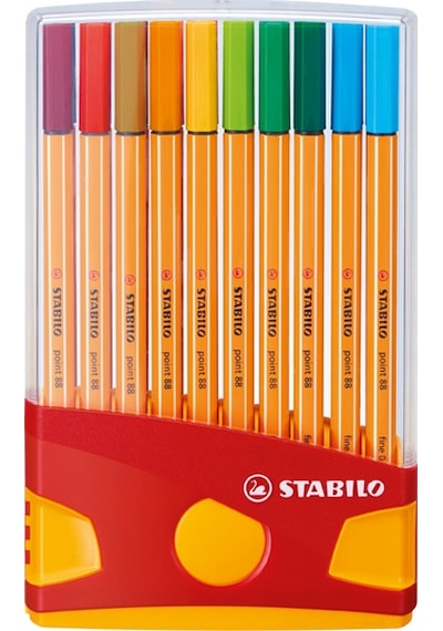 Stabilo Keçe Uçlu İnce Kalem 88 Point 0.4 Mm Karışık Renk 20 Li Colorparade 8820-03 Çok Renkli