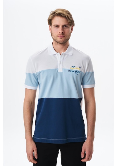 AR-MA Arma Erkek Regular Fit % 100 Pamuk Pike Polo Yaka Tişört Y29374355302 Beyaz