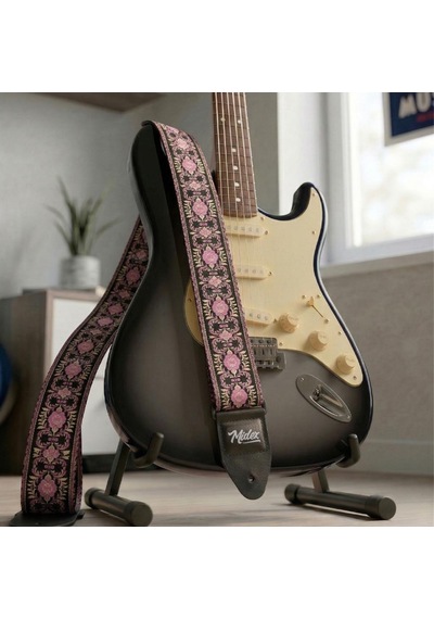 Midex Gsr-25 Özel Tasarım Desenli Gitar Omuz Askısı 90-145 Cm Uzunluk