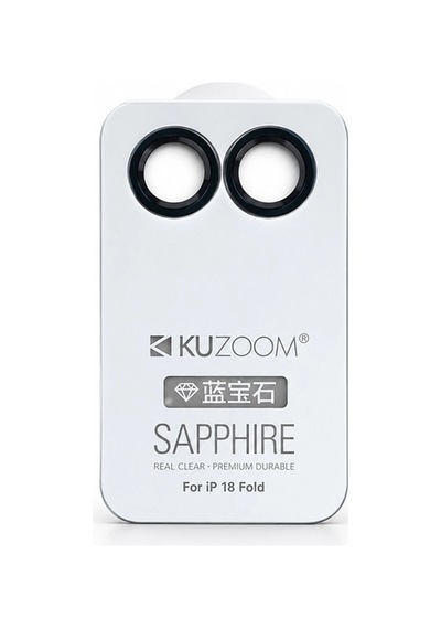 Sapphire İphone Duo Uyumlu Safir Kamera Lens Koruyucu Cam 2'li Gıa Sertifikalı Mohs 9 - Mavi