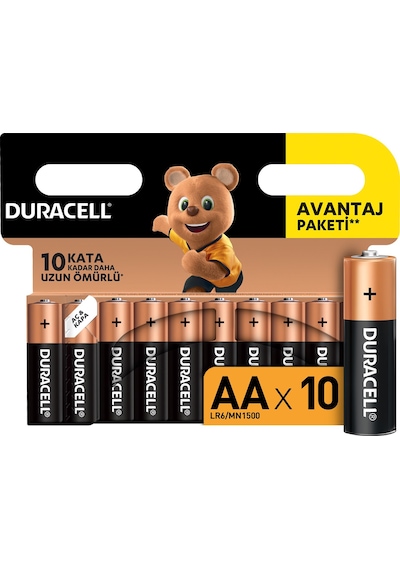 Duracell Basic LR6/MN1500 AA Kalem Pil 10'lu