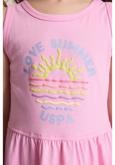 U.S. Polo Assn. U.s. Polo Assn. Kız Çocuk Pembe Elbise Örme 50325646-vr041