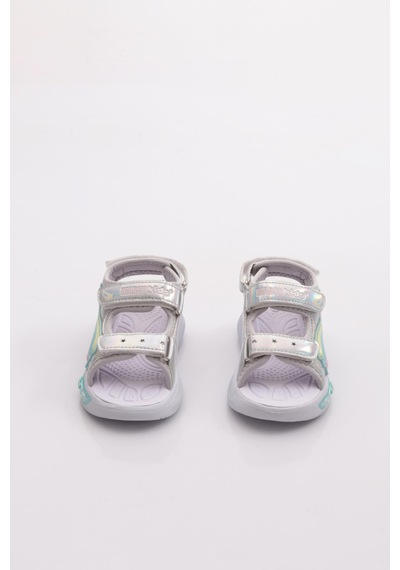 Marco Kids 02-26y210 Çocuk Patik Işıklı Sandalet Gümüş