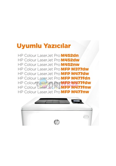 Hp Colour Laserjet Pro Mfp M477dw Uyumlu Toner Takım / Cf410a Takım