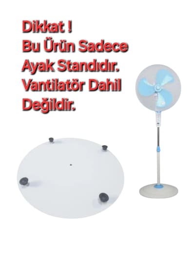 Bluehouse Esti Bh915sf Vantilatör Ayak Standı Beyaz