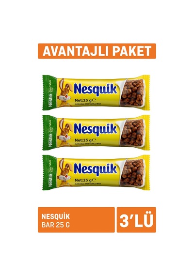 Nesquik Bar 3 X 25 G - 6 Adet Tarı