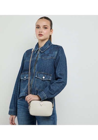 Guess Noelle Kadın Çapraz Askılı Çanta Hwzg9672140 Ekru