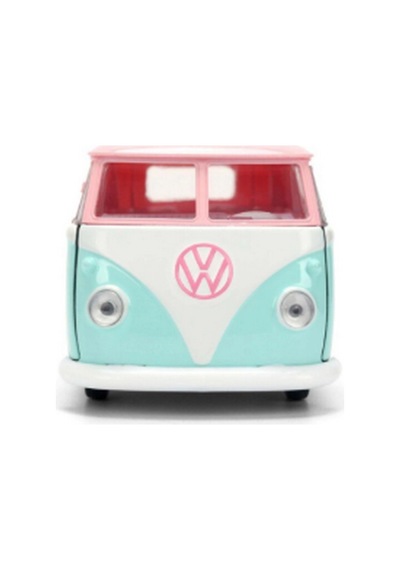 Melek Motifli Vw Model Araç Mavi