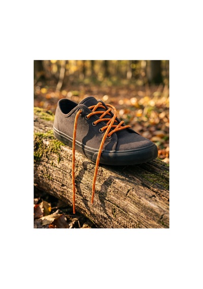 Last İcon Last Icon Turuncu Beyaz Desenli Yuvarlak Sneaker Bağcığı 120 Cm Spor Ayakkabı İçin 1 Çift Turuncu-Beyaz