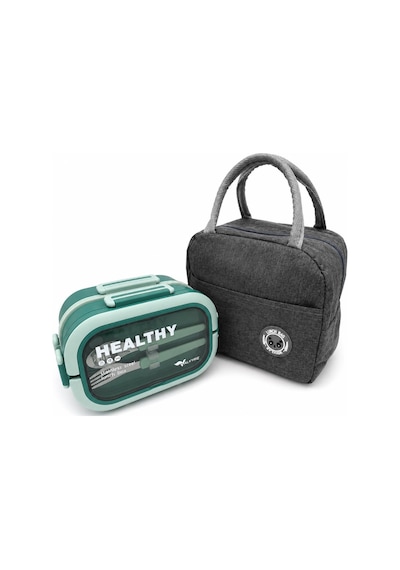 Valkyrie 304 Çelik Bölmeli Lunch Box Seti Termal Çantalı, Bölmeli, Çatal Kaşıklı, Sızdırmaz Yemek Kabı Su Yeşili Yeşil Valkyrie 304 Çelik Bölmeli Lunch Box Seti Termal Çantalı, Bölmeli, Çatal Kaşıklı, Sızdırmaz Yemek Kabı Su Yeşili Yeşil