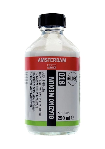 Amsterdam Glazing Medium Gloss 018 Bottle 250 Ml Rt24173018 Çok Renkli