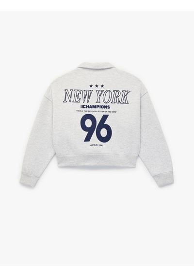 Koton Regular Fit Uzun Kollu Cepli Baskılı Şardonlu Fermuarlı Sweatshirt Kar Melanj 6sal10228ık Gri Melanj Koton Regular Fit Uzun Kollu Cepli Baskılı Şardonlu Fermuarlı Sweatshirt Kar Melanj 6sal10228ık Gri Melanj
