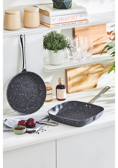 Karaca  Biogranit Navy Stone Grill Tava  Set