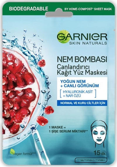 Garnier Nem Bombası Canlandırıcı Kağıt Yüz Maskesi 28 G