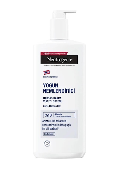 Nemlendirici Hassas Bakım Yoğun Vücut Losyonu Parfümsüz 400 Ml