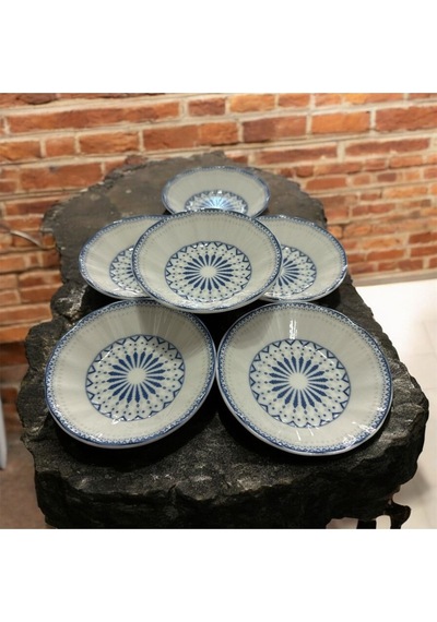 Etnik Çay Tabağı 10cm 6 Lı Krem