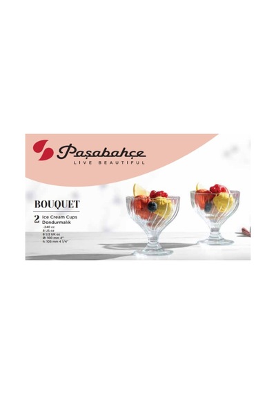 Paşabahçe Bouquet Dondurmalık 240 Cc 2'li 8'li Avantaj Paketi Mıchu