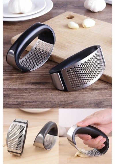Yeni Sarımsak Ezici Paslanmaz Çelik Garlic Press Çelik Diğer
