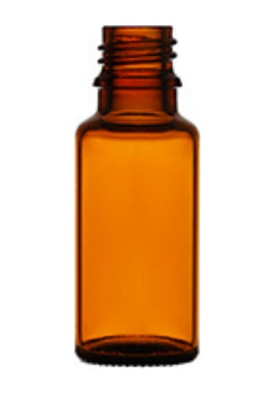 Amber Renkli Cam Şişe 100 Ml Kapaksız 18 Mm 360 Adet