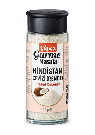 Hindistan Cevizi Rende 40 Gr Cam Kavanoz