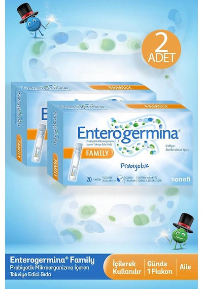 Enterogermina Family 5 Ml X 20 Flakon 3 Adet
