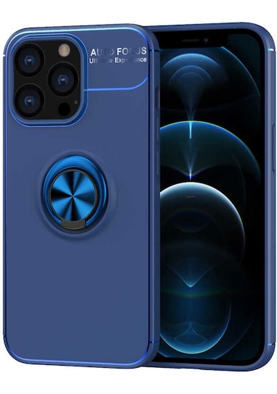 Apple Uyumlu iPhone 14 Pro  Hptk Ravel Silikon Kılıf-mavi Mavi