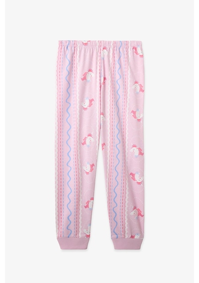Penti Açık Pembe Kız Çocuk Sleepycorn Pamuklu 2'li Pijama Takımı