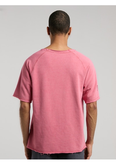 Everlast Ny Street Oversize Geniş Yaka Açık Kırmızı Erkek Tişört Kırmızı