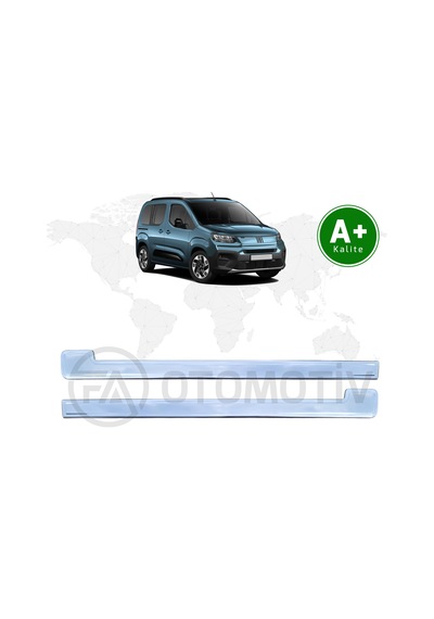 Fiat Doblo Krom Sürgü Çıtası 2 Parça 2024 Model Ve Sonrası