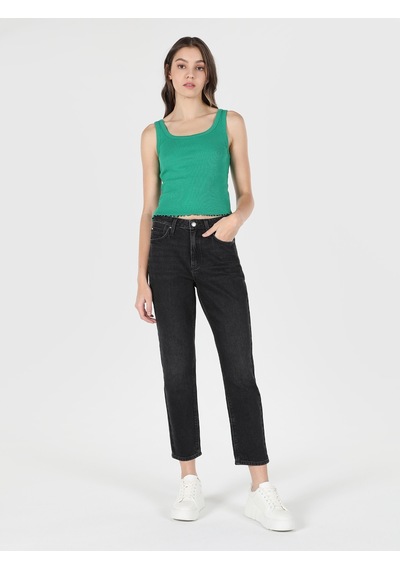 Colin's 891 Maya Slim Fit Orta Bel Daralan Paça Siyah Kadın Pantolon CL1062508_Q1.V1_DN42392
