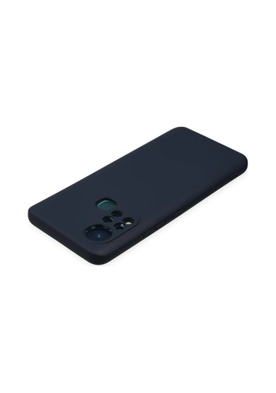 İnfinix Hot 11s Kılıf Nano İçi Kadife Silikon - Lacivert 0.2M-Çok Renkli