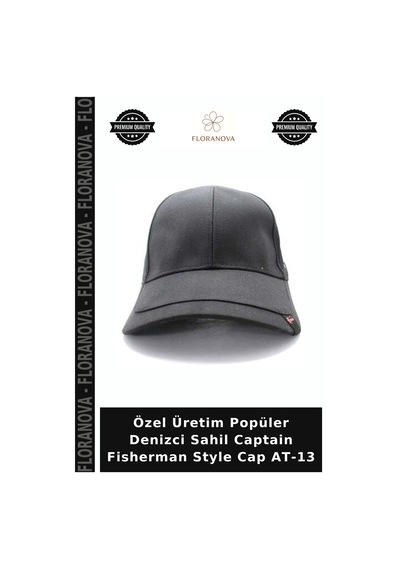 Floranova Özel Üretim Popüler Denizci Sahil Captain Fisherman Style Cap At-13 Çok Renkli