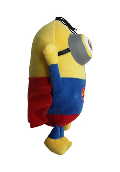 Despicable Me Minions Çılgın Hırsızlar Superman Versiyon Peluş Oyuncak Uyku & Oyun Arkadaşı 30 Cm. Kırmızı
