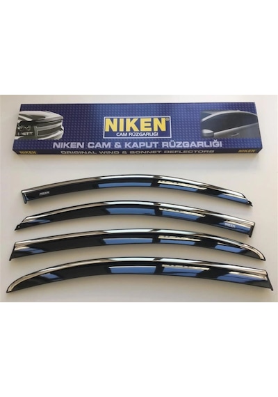 Niken Chery Tiggo 8 Pro Max 4'lü Kromlu Cam Rüzgarlığı