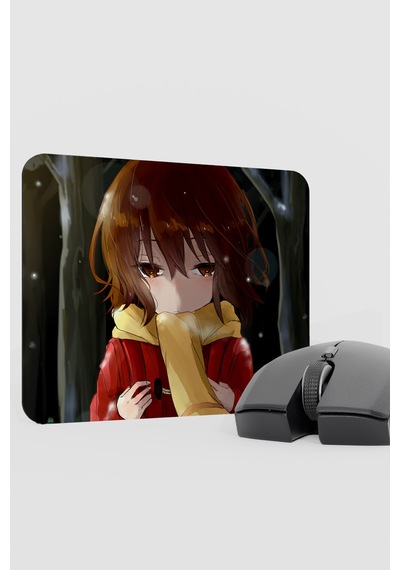Erased Anime V4 - 22x18 Gaming Kauçuk Kaymaz Taban Mouse Pad Fare Altlığı