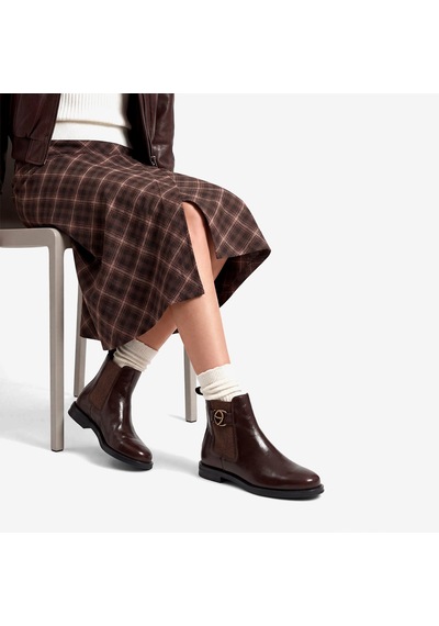 Chocolate Bot Kadın 98s5 Frau Ortıseı Chelsea Boot Kahverengi