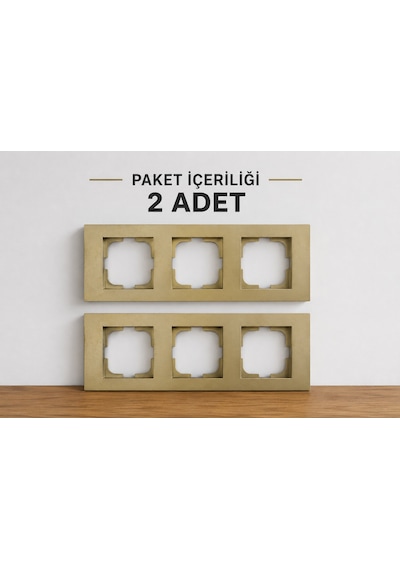 Ovivo Grano Titanyum Üçlü Çerçeve 2 Adet 1
