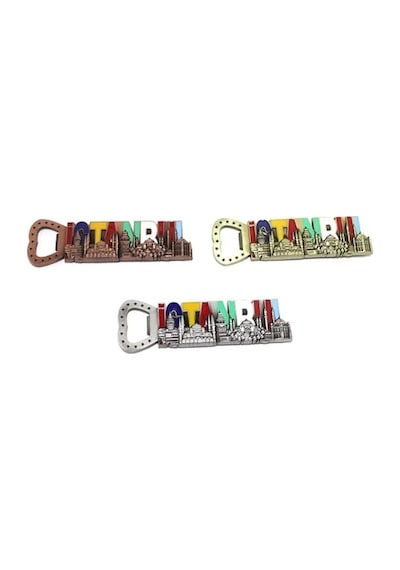 İstanbul Yazısı Metal Magnet Ve Açacak