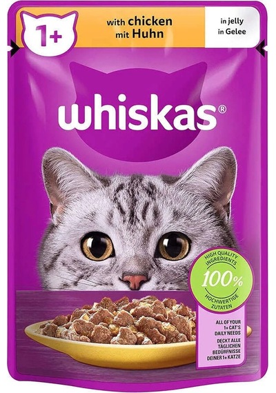 Whiskas Pure Delight Tavuklu 85 Gr Poşet Yaş Mama