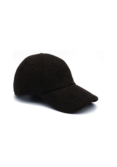 Cappello Erkek Siyah Kaşe Düz Şapka Kep Capkasr001-Siyah