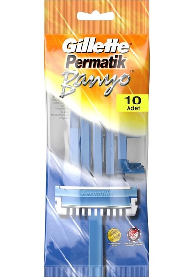 Gillette Permatik Banyo 10 Lu X 4 Paket