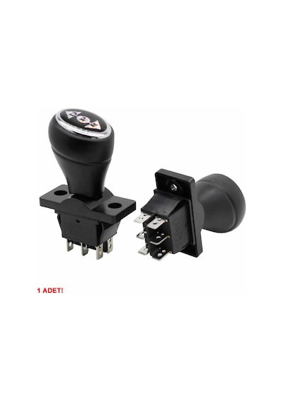 Joystick Kcd4 Anahtar Latch Siyah İleri Geri Vites Kolu 16a 250v Akülü Çocuk Arabası Vinç