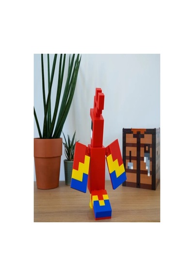 Minecraft Papağan Figür